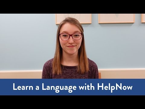 Learn a Language with HelpNow