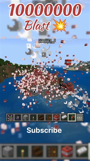 Covered an Island With TNT in Minecraft… Then BOOM!