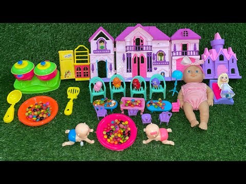 7 Minutes Satisfying with Unboxing Cute Barbie Princess Kitchen Set Toys｜Barbie Cooking Set
