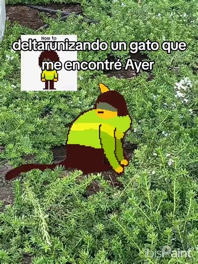 Dibujo y Tutorial de Deltarune con IA y Gatos