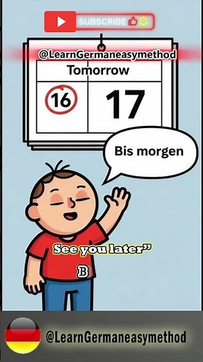 Saying Goodbye in German #germanlanguage #languagelearning #germangyan