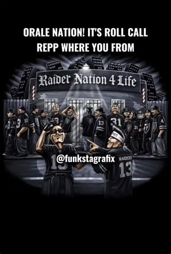 Orale Nation! Show some love for your state, city, and area code! #funkstagrafix #fyp #RaiderNationBaby #ReppinTheRaidersAllYearLong #RNFL
