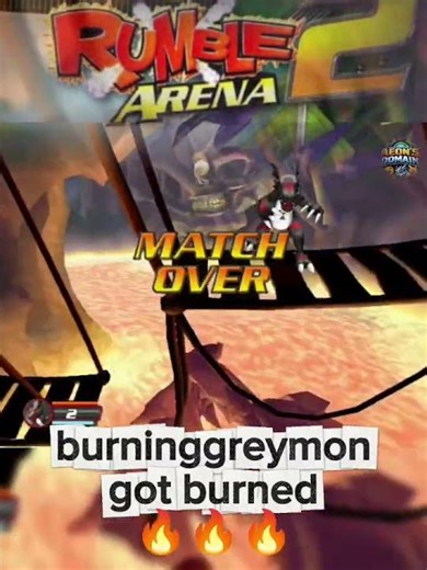 burninggreymon got burmed big time!!!