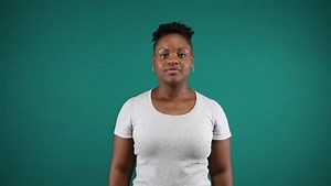 Watch how to sign 'can't be done' in American Sign Language.