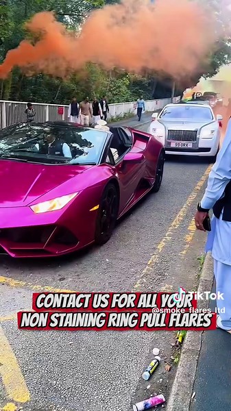 Stunning Fireworks and Smoke Flares for Weddings