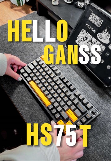 Hello Ganss HS75T Mechanical Keyboard Review
