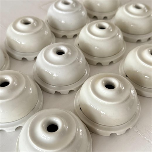 French Vintage Porcelain Ceiling Rose - Etsy