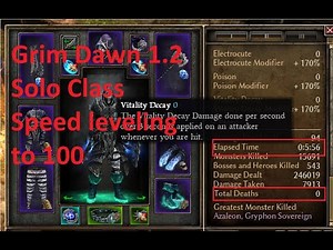 Grim Dawn 1.2 Solo Class to 100: Nightblade