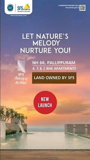 SFS Melody of the Wind – Premium 2, 3 & 4 BHK Apartments in Pallippuram, Trivandrum