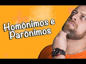 Homonyms and Paronyms [Prof Noslen]