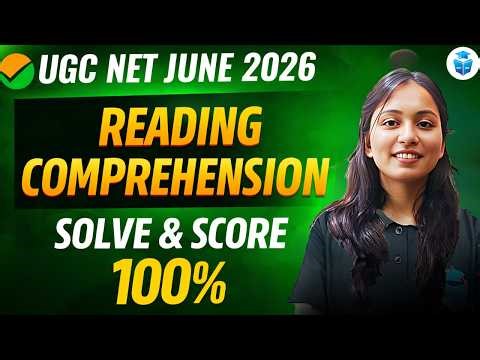 UGC NET Paper 1 2026 | Reading Comprehension Tricks | Solve & Score 100% in Exam | JRFAdda