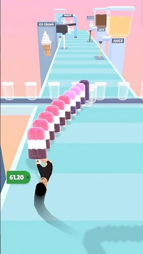 popsicle stack game#youtube#gameplay#viral#icecream#stackyicecreamrunner#cute#6