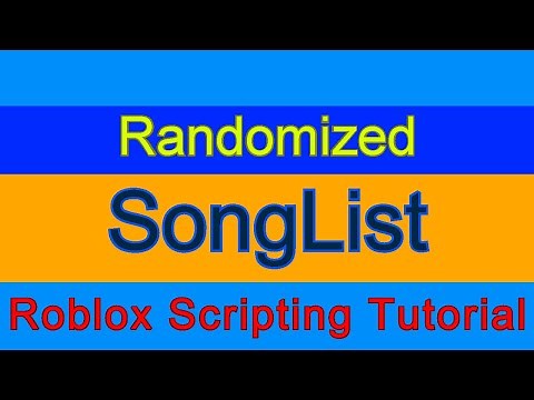 Randomized Song List That Always Chooses a New Song! - Roblox Scripting Tutorial