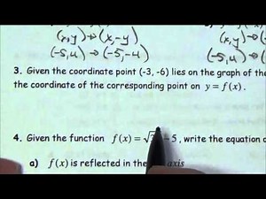 Horizontal and Vertical Reflections - Lesson