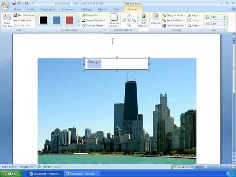 Word 2007 Tutorial 13 - Working With Text Boxes