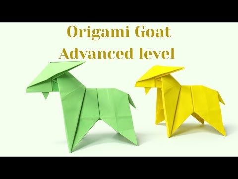 How to Make an Origami Goat 🐐 (Advanced Level)
