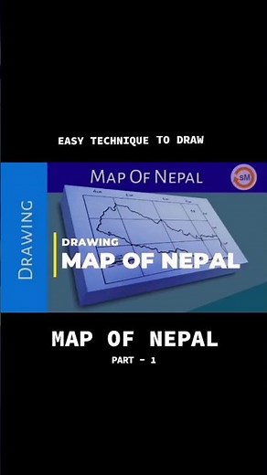 Easy Trick to Draw Map of Nepal🇳🇵❤️ | Students Must Watch🤙🏻 | Step by Step | #shorts #map #nepalmap