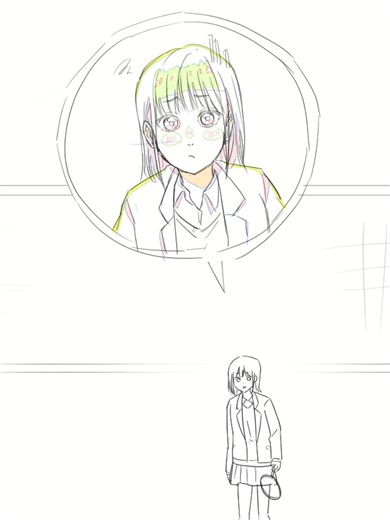 Blue Box Inspired Animation Scene with Badminton Fails