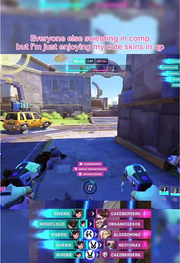 D.Va Highlights from Overwatch 2 Gameplay Clips