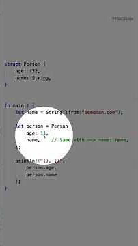 구조체 (Struct) 사용법 2 | Rust언어 {no.68}
