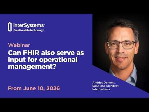 FHIR for Hospital Operations: Can FHIR Drive Operational Management and Innovation?