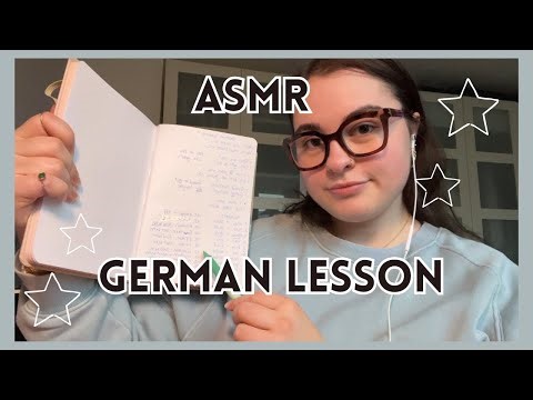 ASMR German Lesson | Learn Basic German (Relaxing)