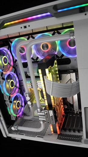 The All White Water Cooled RGB Gaming PC! | Designs By IFR