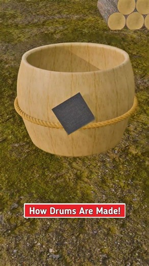 Dholak Making Process – Inside the Secret! #dholak #makingprocess #howitsmade #facts #viralreels