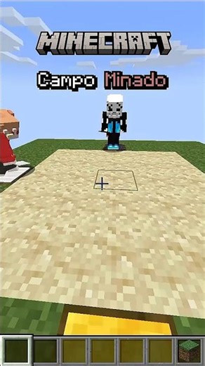 Campo Minado en Minecraft 😂 #shorts