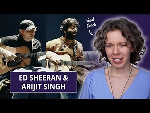 Literally a "Perfect" duet! Vocal Coach Reacts to Ed Sheeran and Arijit Singh Backstage Rehearsal