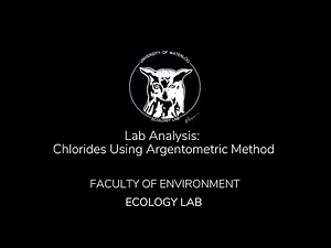 Lab Analysis: Chlorides Using Argentometric Method