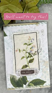 Rubons on fabric? Yes, please! My new collection with Arden Creative Studio was made for this with the most wonderful set of rubons you’ve yet to see! I’m using a fine thread count muslin picked up at Hobby Lobby and they applied so smoothly. Absolutely thrilling! Whether you’re a journaler, a card maker, a scrapbooker or a creative crafter, this collection will speak to you with all of it’s vintage botanical goodness! Stay tuned! More looks are coming and the full collection will be on display 