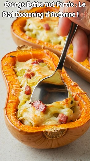 394K views · 1.3K reactions | Courge Butternut Farcie : Le Plat Cocooning d’Automne !  La recette compléte dans le premier commentaire  | L’Atelier des Saveurs | Facebook