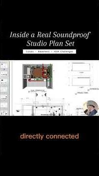 Inside a Real Soundproof Studio Plan Set
