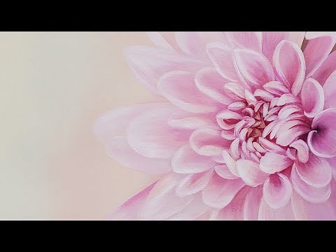 "Pink Floral" Beginner Basics #4 Acrylic Painting LIVE Tutorial