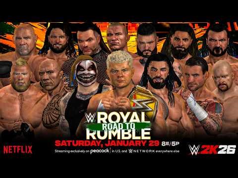 WWE 2K26: 30 Man Royal Rumble But On PS2!