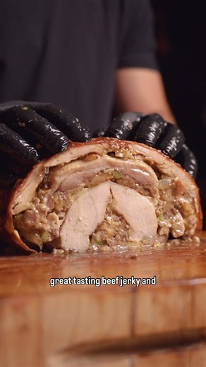 Max Greb | MaxTheMeatGuy on Instagram: "The Ultimate Turducken 10 years ago I had a dream to start a beef jerky business and 3 years ago I was finally able to bring it to life! After many sleepless nights making test batches perfecting the recipes and building out the components of the business MaxJerky was live… Building a team is such a critical component and it isn’t always easy, but @upwork took away the hiring guesswork! Sign up at upwork.com 🙌 #upworkpartner #remotework #turducken 