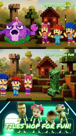 Minecraft Roblox Transformation Dame Tu Cosita #59 Tiles hop #shorts​​ ​​#roblox #stealabrainrot