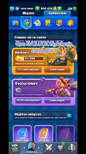 Que Evo conseguiría? #clashroyale #evo #noflop