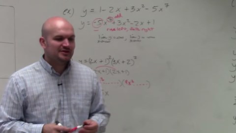 Writing end behavior using limit notation