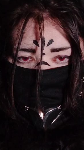 Kiba, the mothman, makes eye contact with a human who has seen too much. What are they going to do about it? 👀😈 #mothman #cryptid #oc #cosplayersoftiktok #flirty