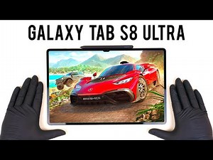 Samsung Galaxy Tab S8 Ultra Best Gaming Tablet Unboxing + Gameplay - ASMR