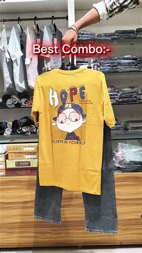 Best premium Combo baggy and t-shirt down Should #shortfeed #ytshorts #fashion #baggyjeans #trend