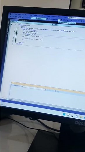 program in vb.net to see even and odd numbers using windows form.🔥🔥🤟..#happynavratri #jaimatadi