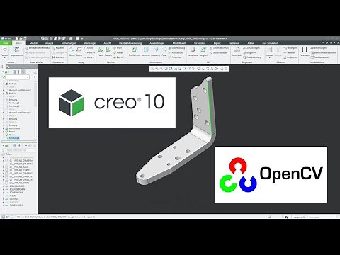 Automating Creo CAD drawings using OpenCV