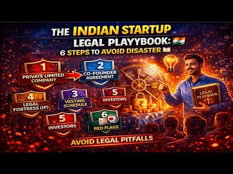 The Indian Startup Legal Playbook: 6 Steps to Avoid Disaster 🇮🇳
