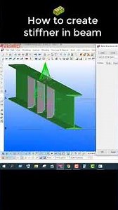 How to create stiffner in beam Tekla structure || TeklaBD || Engr Maidul