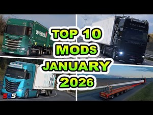 |ETS2 1.57| TOP 10 MODS - JANUARY [2026]