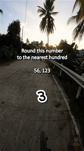 Tutor Jack Ph on Instagram: "🧠🎯 Rounding Challenge! Round 56,123 to the Nearest Hundred 💯 🧮 QUICK MATH QUIZ! Round 56,123 to the nearest hundred 💯 and pick the correct option ✅ ⏸️ Pause the video, solve it fast… then comment your answer 👇🔥 Great for mental math practice, quizzes, and exam prep 🚀 #Math #Rounding #NearestHundred #MathQuiz #QuickMath #MentalMath #StudyTips #Shorts #YouTubeShorts #FBReels #LearnMath #HomeworkHelp"