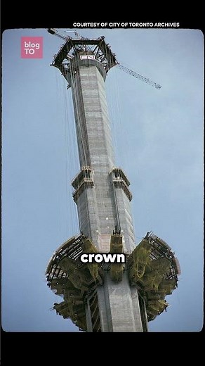 We took a deep dive in to the history of the construction of the CN Tower!👀 #toronto #cntower